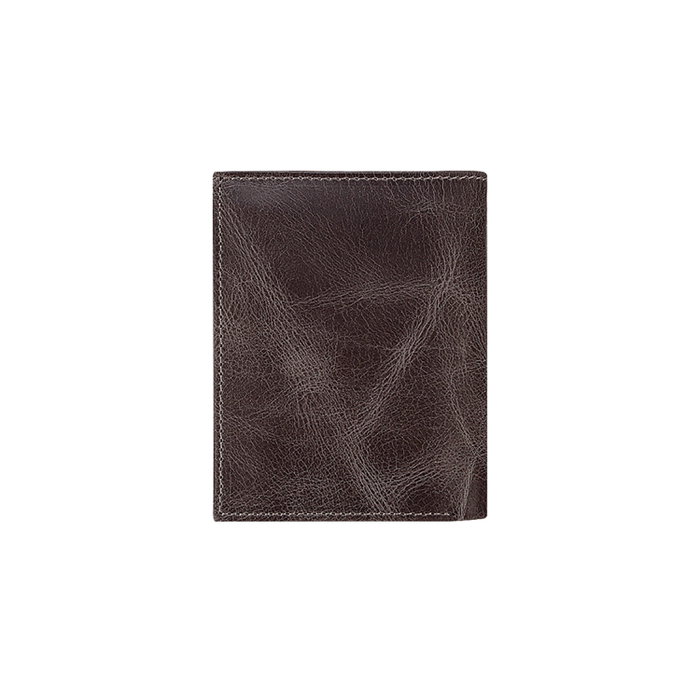 Zoozie Bags Cartera para Hombre en Piel Auténtica Gris